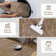 Machine Washable Rug with Rubber Backing for Living Room Modern Non-Slip Dining Room Rug Easy-Cleaning Solid Floor Carpet for Bedroom Hallway Kitchen Office Playroom