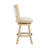 Avdija Rustic Upholstered Driftwood Swivel Bar Stool-1930783637-1930783643