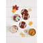 Football End Zone Printed Coaster Set Of 4