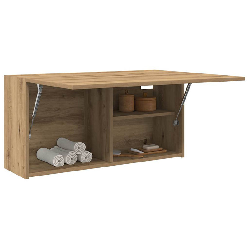 Stergios Wall Bathroom Cabinet, Artisan Oak