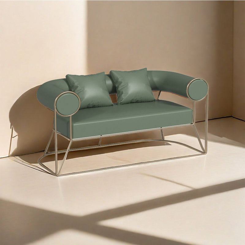 Causeuse Eupheemia, Vert Leathaire vert