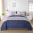 Khaki/Navy Blue