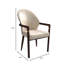 Chaise rembourrée avec pieds en bois d'hévéa Kavonna Series-2142899643