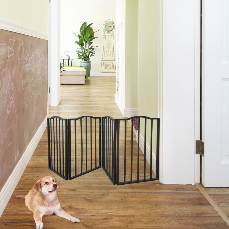 Barrière pour animaux pliable et autoportante, H 31,9 po x l 72,4 po x P 0,8 po