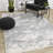 Herschfield Soft White Grey Stain Resistant Area Rug-1283388571
