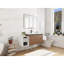 Meuble-lavabo mural de 48 po avec lavabo de comptoir en résine, 1 tablette de rangement, 2 portes à fermeture douce (KD-Packing)-131299741-131299743