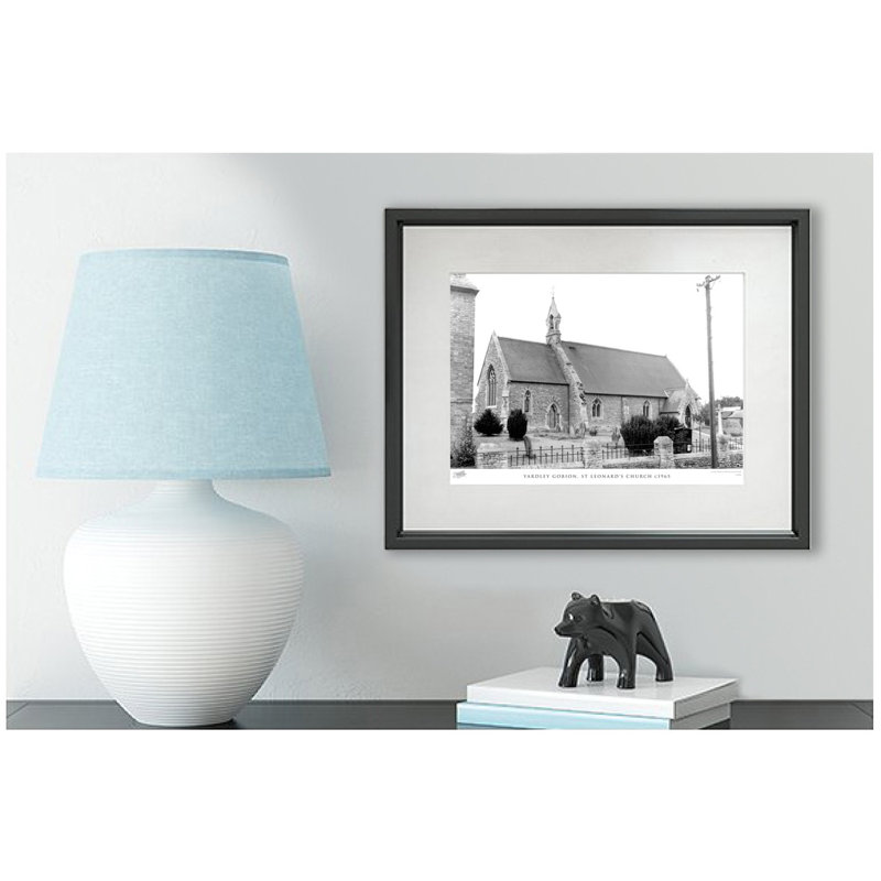 Yardley Gobion, St Leonard's Church C1965 - Single Picture Frame Print, 40cm H x 50cm W x 2.3cm D