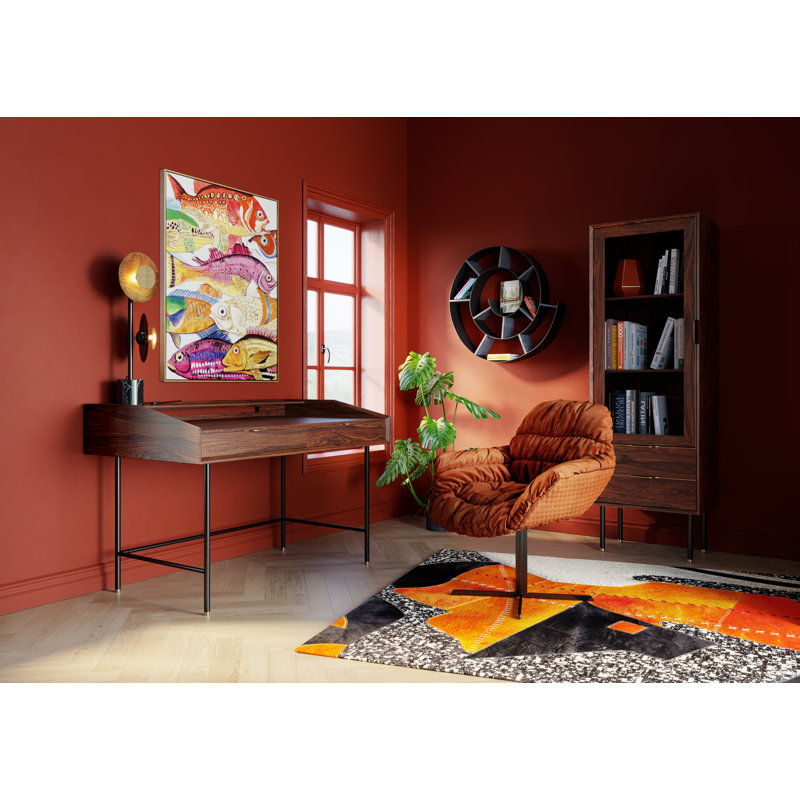 Snail Floating Shelf Silver/Grey