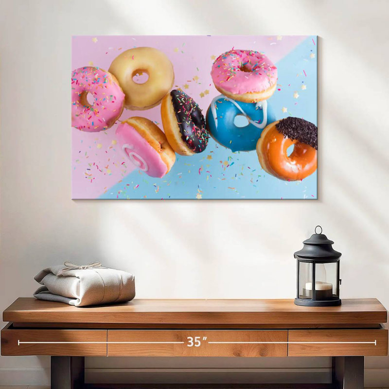 Yarlin Doughnut Party, 16" H x 24" W