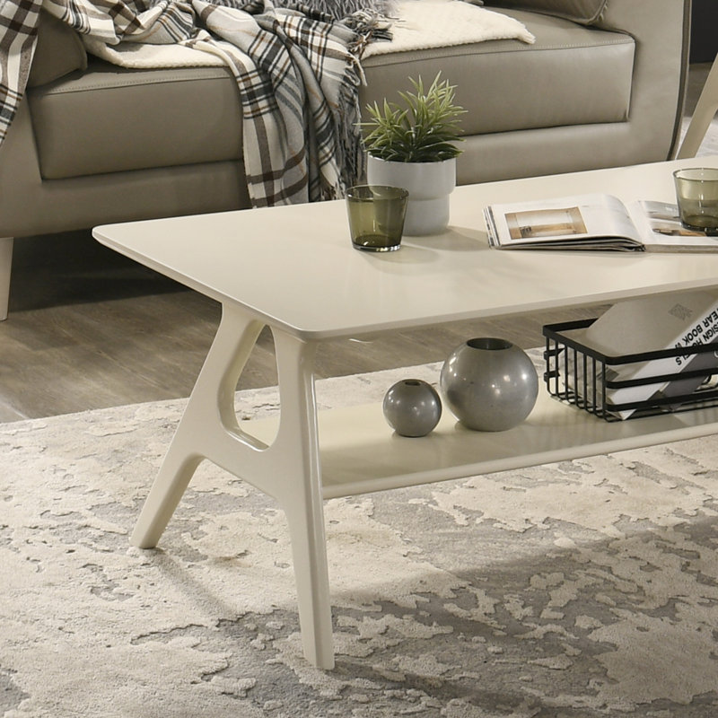 Table basse Arona, Blanc cassé