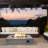 Outdoor Fire Pit Rectangular Fire Table With Lava Rocks And Cover