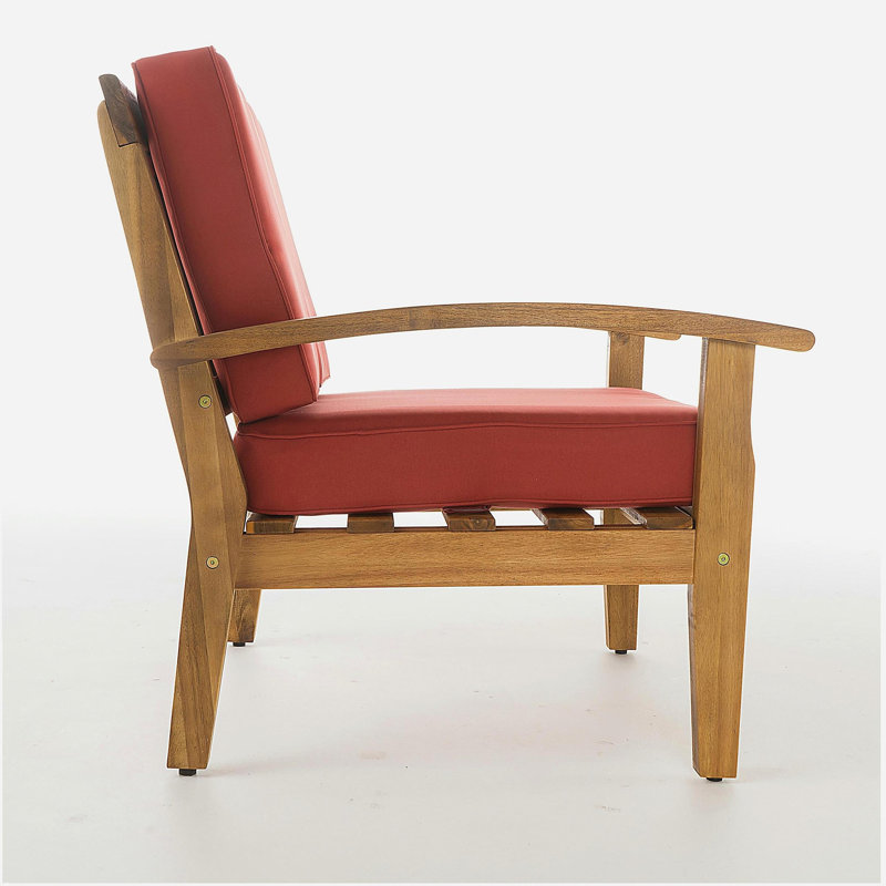 PEYTON CLUB CHAIR, Red