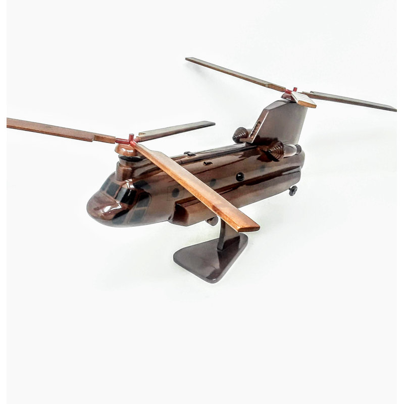 Modèle Magby CH47 Chinook en bois