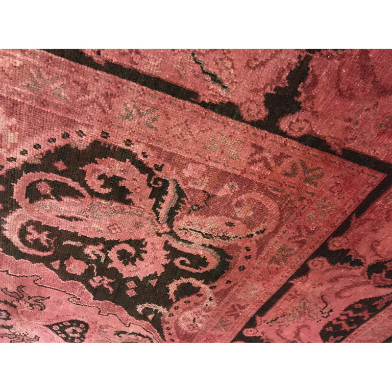 Tapis rouille de haute qualité noué à la main