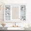 Armoire de rangement murale pour salle de bain, cabine de pharmacie-291513568