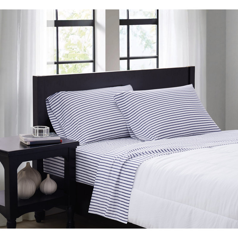 Ensemble de draps en microfibre à carreaux vraiment doux, Ensemble de draps pour lit double + un drap-housse