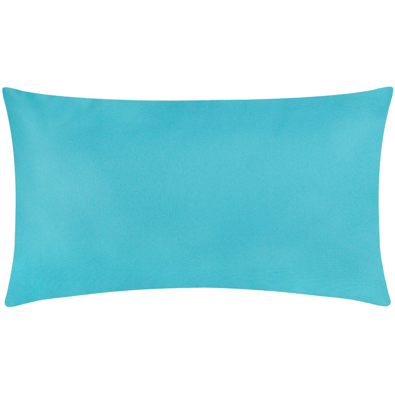 Indoor / Outdoor Blue Rectangular Cushion Cover