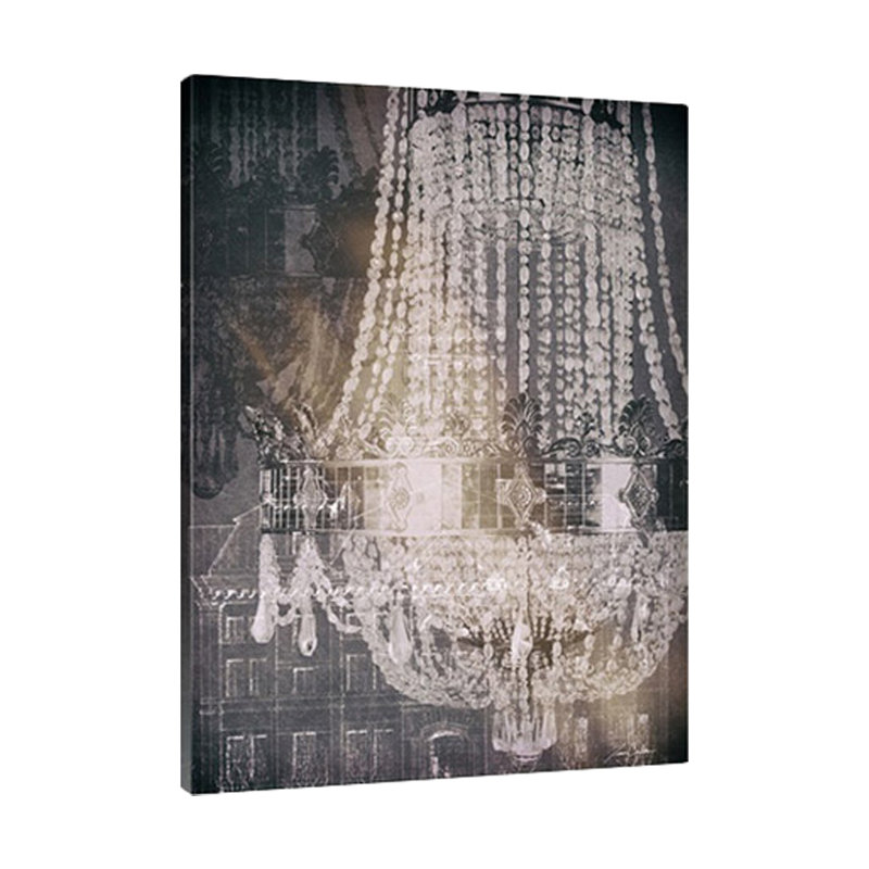 «Chandelier» par Tina Carlson, impression, H 10 po x l 8 po x P 1,5 po, Toile