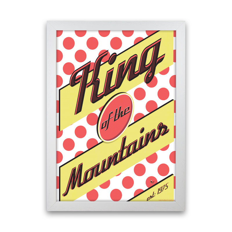 KOTM Red - Print, White Framed, 60cm H x 42cm W x 3cm D