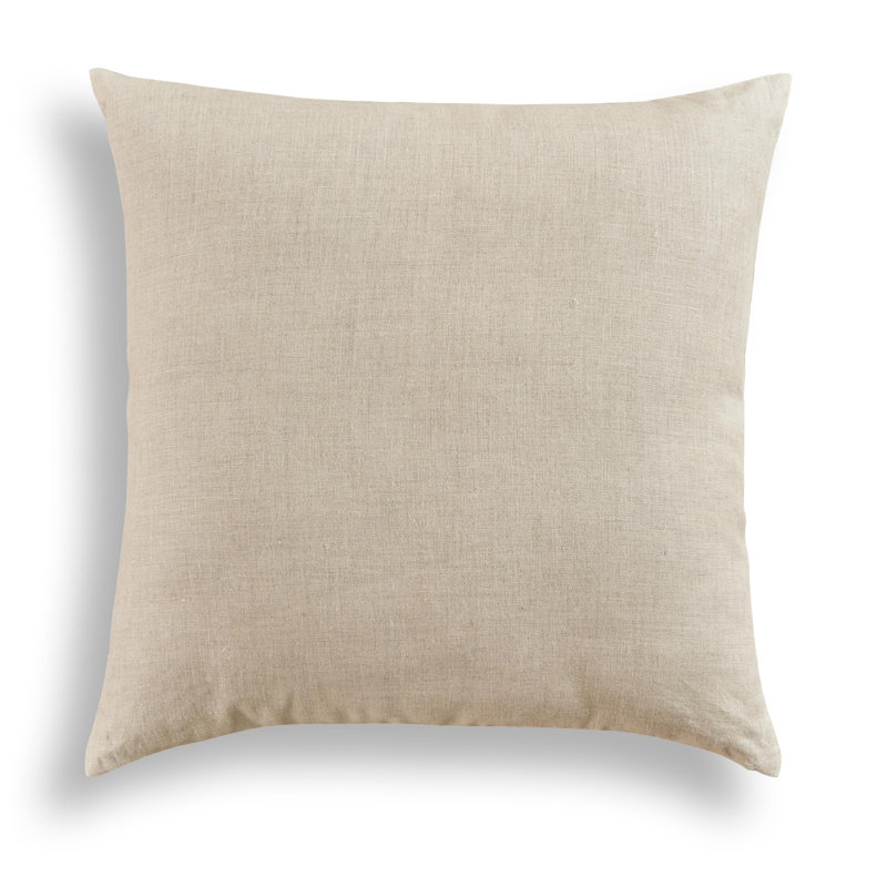 Montauk - 100% Pure Linen Pillow Cover, Light Natural