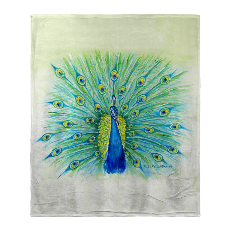 Jeté Peacock Silk-Touch