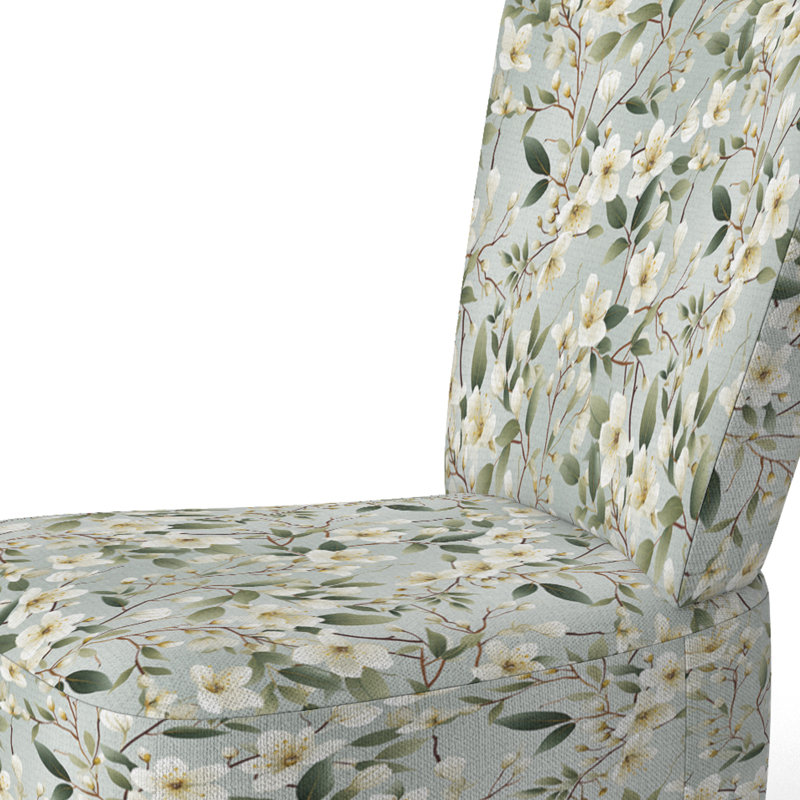 Minimalist Poppy Wonders I - Chaise d'appoint rembourrée Cottage