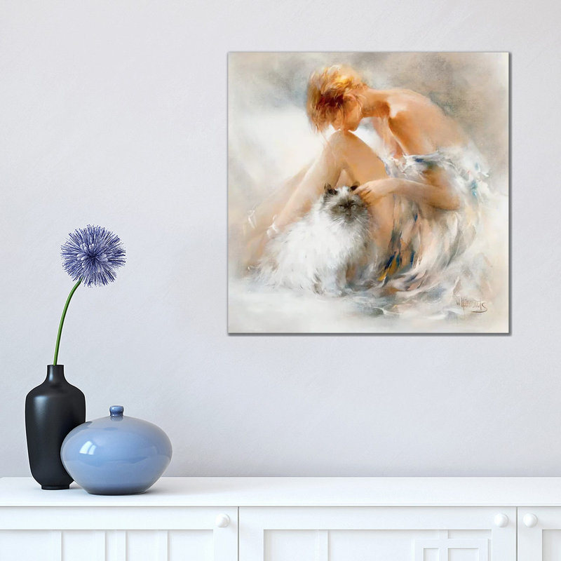 Desire by Willem Haenraets - Wrapped Canvas Painting, 45.72 cm H x 45.72 cm W x 1.91 cm D