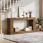 Console étroite en bois avec rangement pour le vestibule, la table de canapé et le couloir, idéale pour la vie moderne et peu encombrante.