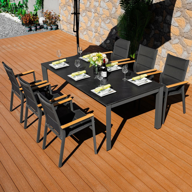 MIMO 7-piece Aluminium Outdoor Dining Set