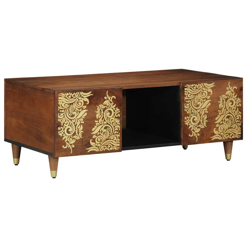 Solid Wood Coffee Table with Storage