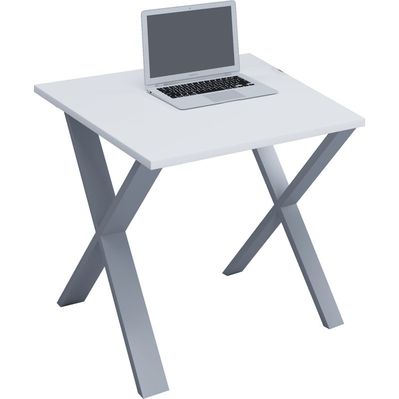 Gelston Writing Desk, White/Grey