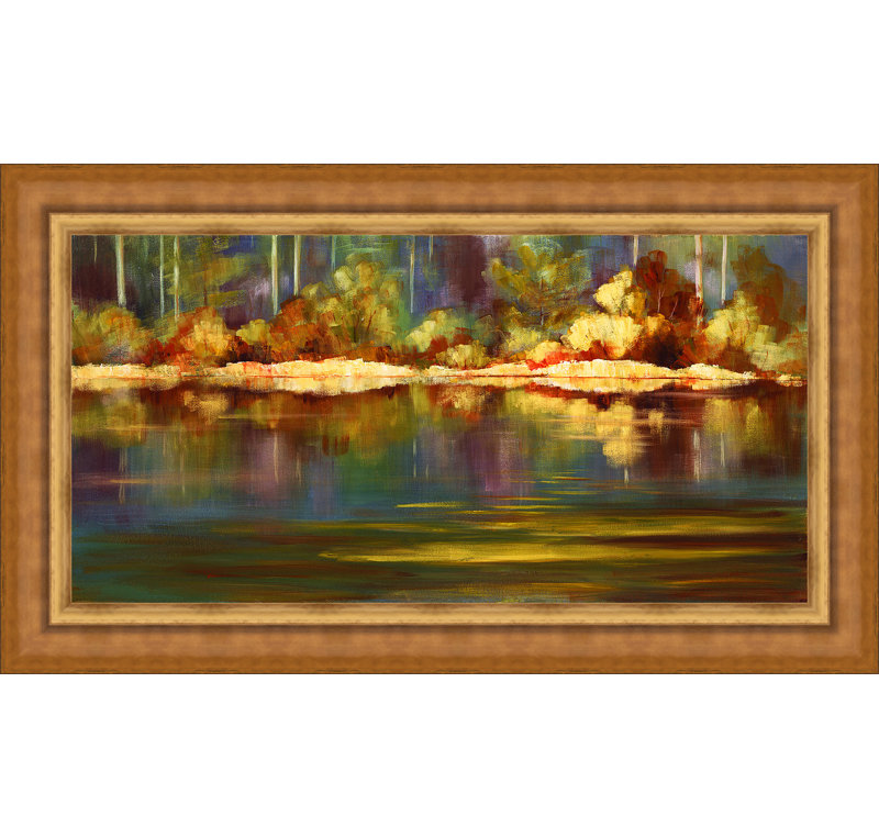 « lake impressions », reproduction d’art encadrée