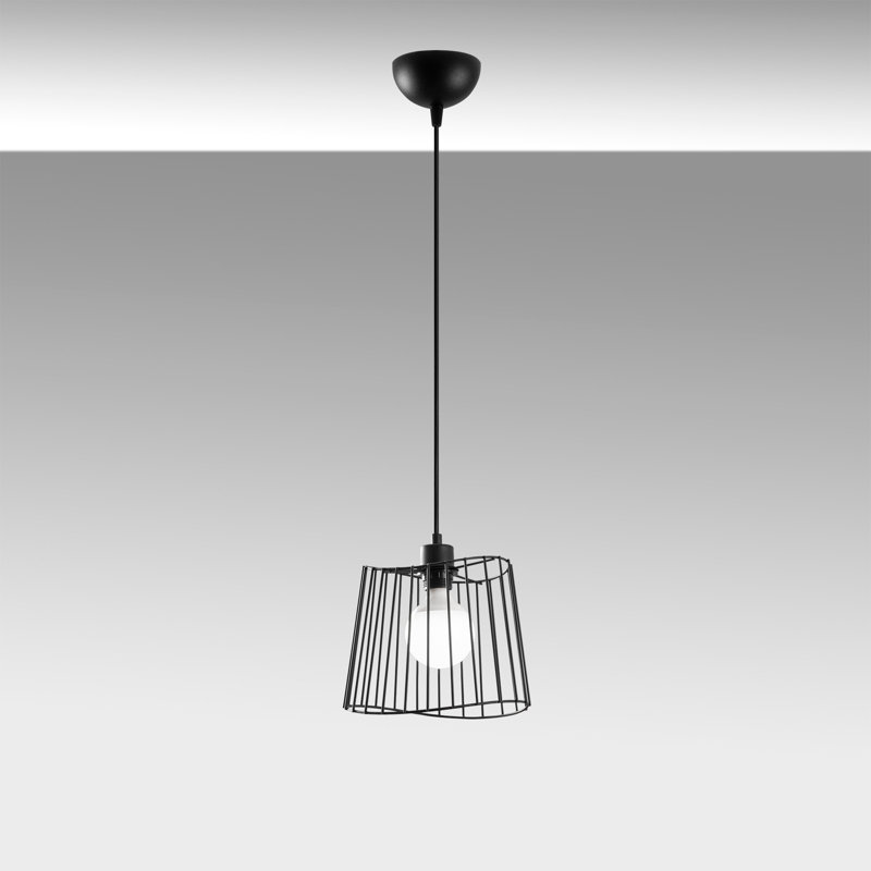 Luminaire suspendu géométrique simple à 1 lumière