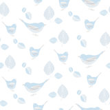 Just 4 Kids 2 Birds and Leaves Design 33' L x 21" W Wallpaper Roll