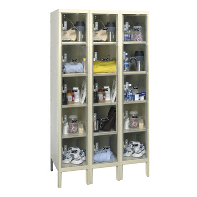 Safety-View Metal 5 - Tier 36'' Employee Locker