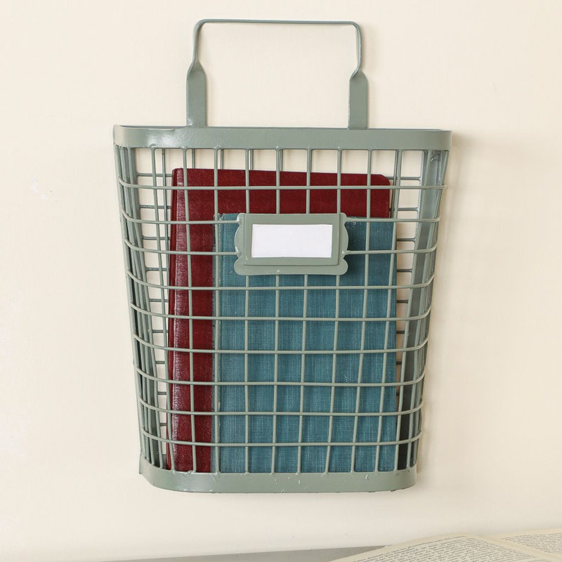 Farah Metal Magazine Rack, Green