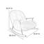Chaise berçante confortable et moderne