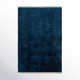 Clio Solid Color Hand Loomed Wool Area Rug in Blue