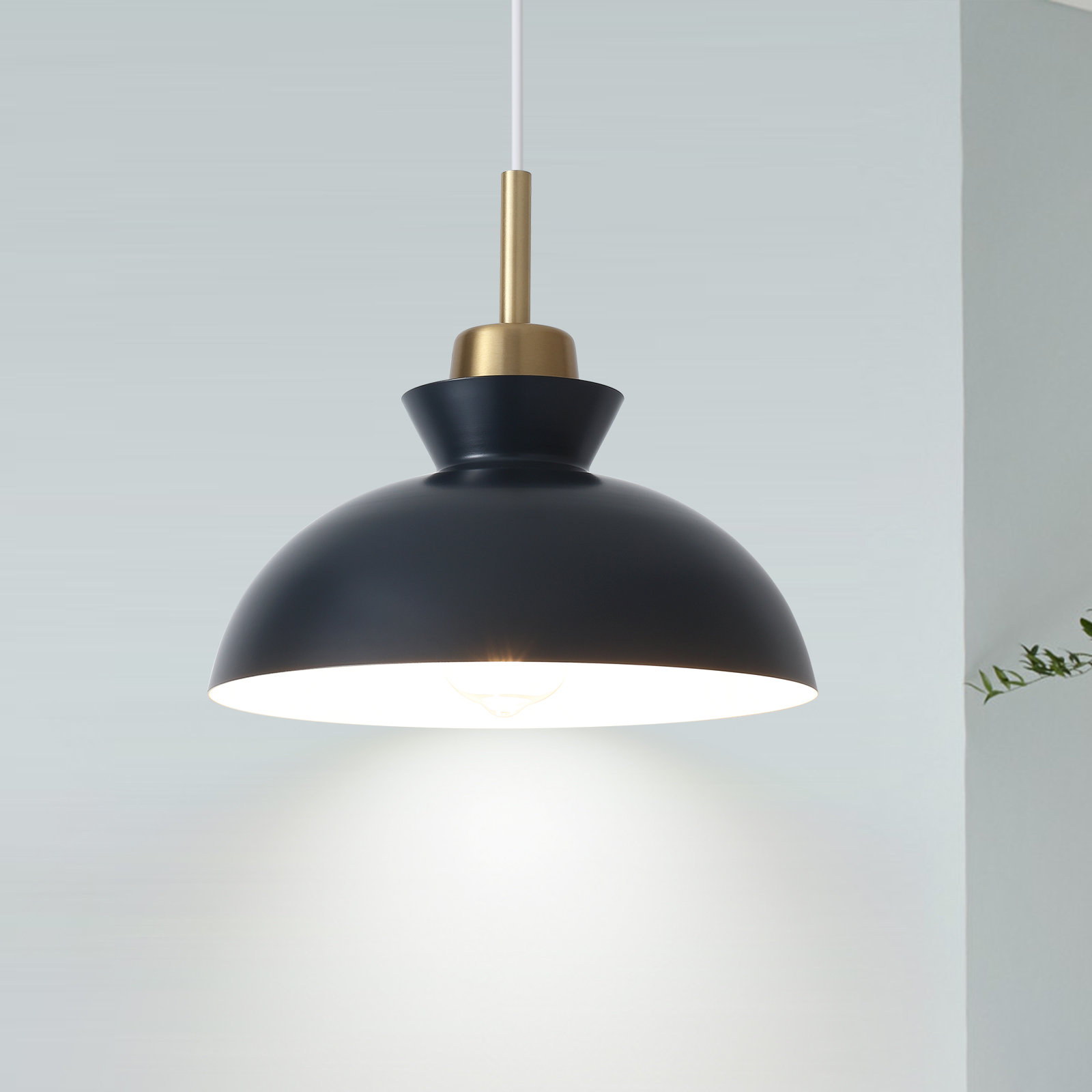 Gibran Single Light Dimmable Pendant, Blue