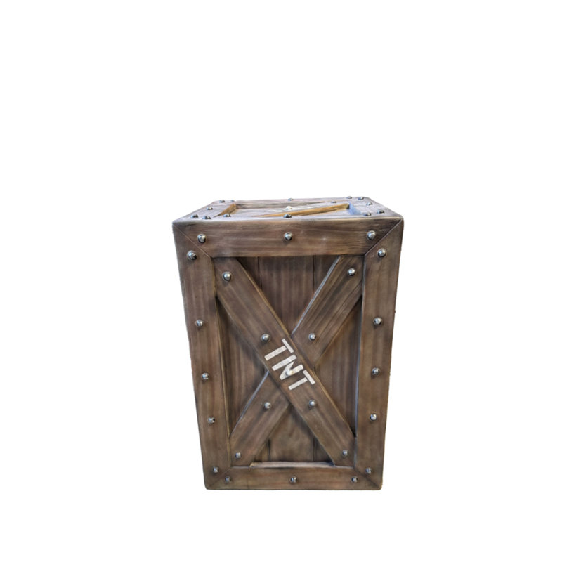 TNT Crate Life Size Statue