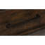Table de chevet Classic, brun, 3 tiroirs, placage de bois de manguier