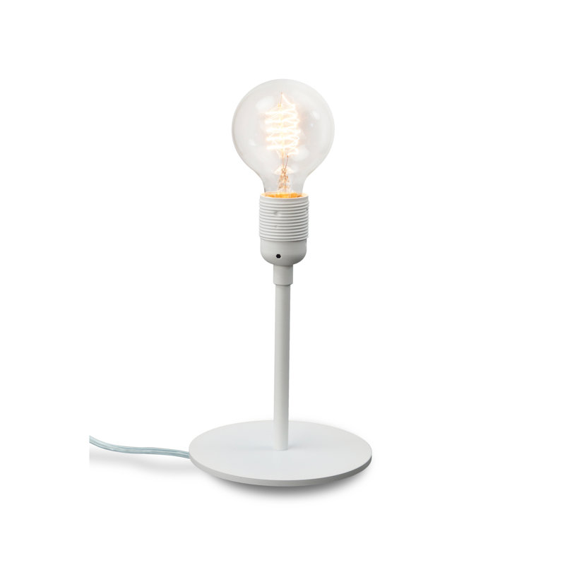 Bi Metal Table Lamp, White