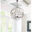 Shamaria 40-Inch Oversize 9 - Light Dimmable Globe Metal Chandelier