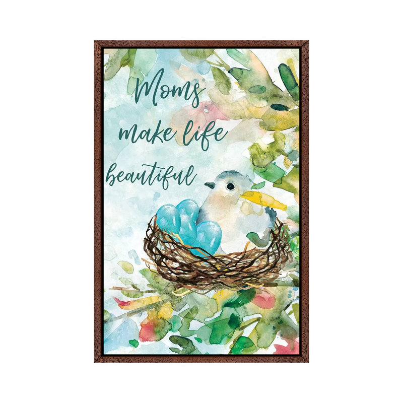 Mother's Nest II by Carol Robinson - Print on Canvas, Classic Brown Wood Framed, 101.6 cm H x 66.04 cm W