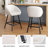 Boucle Upholstered 27.1" Modern Counter Stool-1817777172