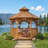 12 ft. Cedar Wood Octagon Bayside Gazebo-90469135