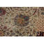 Tapis ivoire beige crème en laine antique noué à la main beige des années 1900