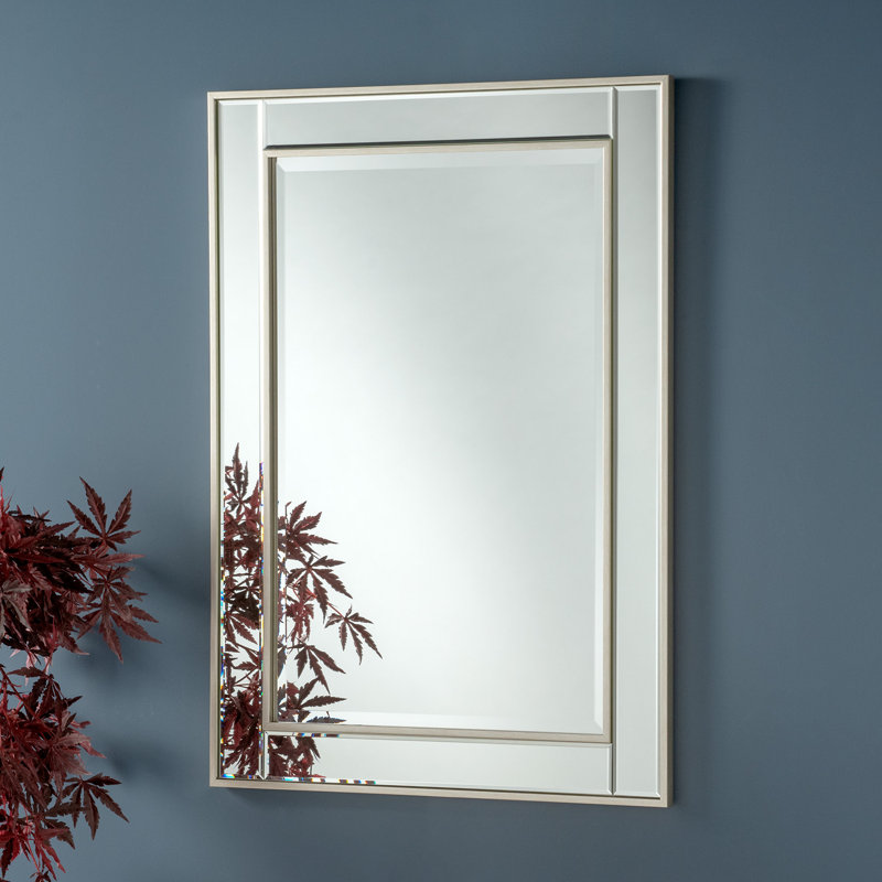 Aldhair Rectangle Wall Mirror, 106cm H x 75cm W