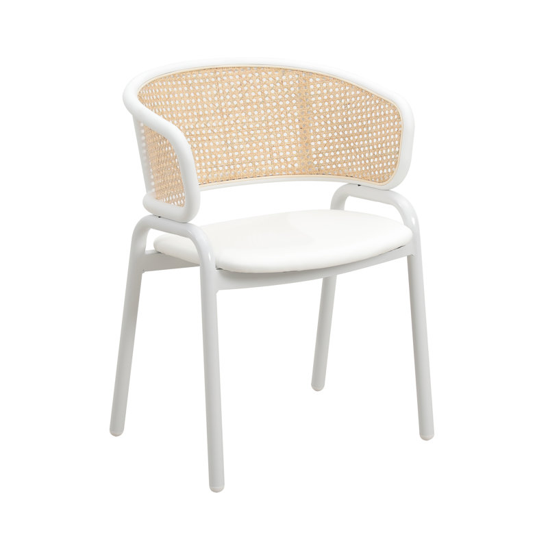 Daishun Ervilla Dining Chair, White, 4