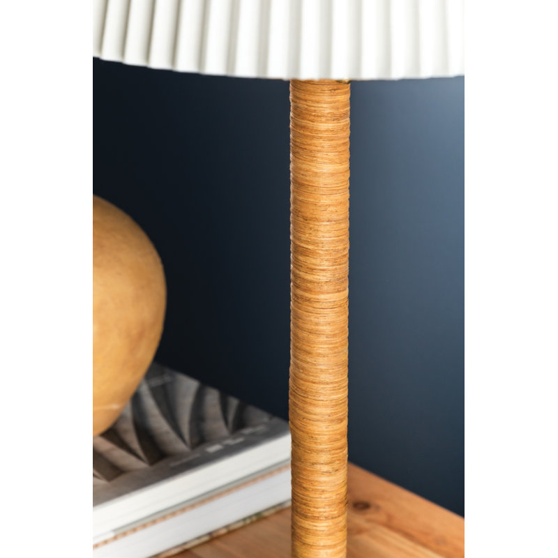 Dorset - 1 Light Table Lamp By Mark D. Sikes - Aged Brass Frame - Cream Shade